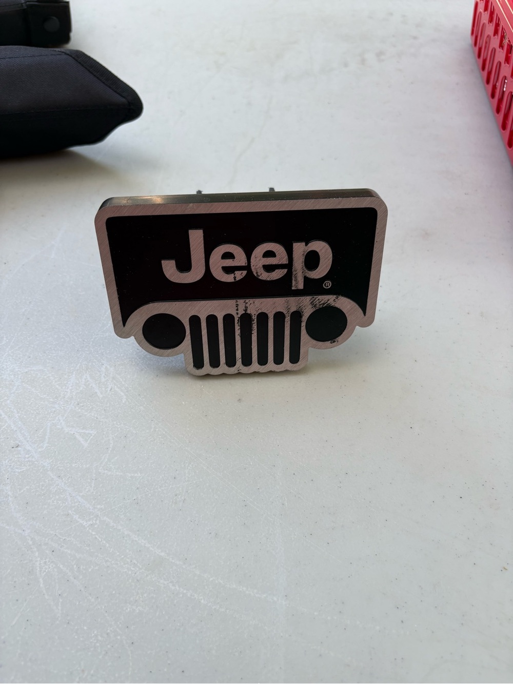 Jeep Black and Silver Logo Money Clip